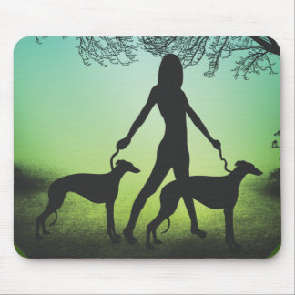 Greyhound Walk  Mouse Pad