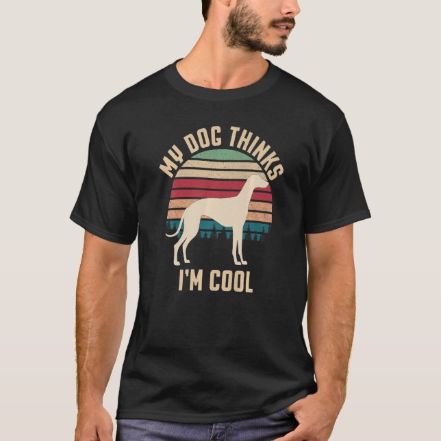 Greyhound Windhound Dog Breed T-Shirt (Front)