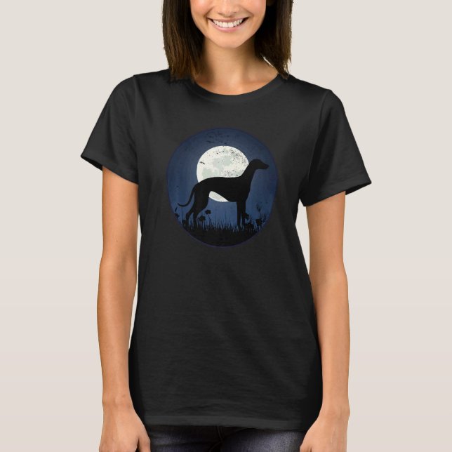 Greyhound Windhound Retro  18 T-Shirt (Front)