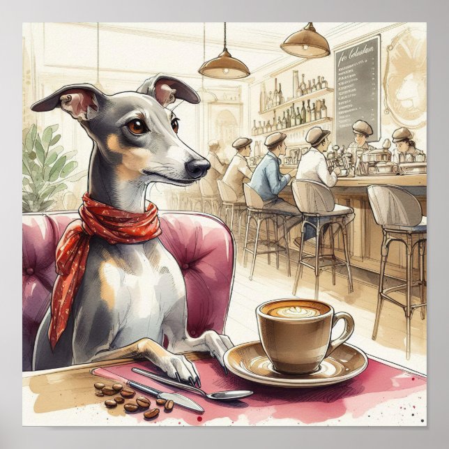Greyhound's Coffee Time poster (Front)