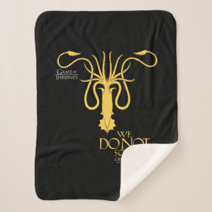 Greyjoy Sigil - We Do Not Sow Sherpa Blanket