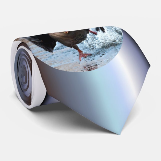 Greylag Goose on the Chase Tie (Rolled)