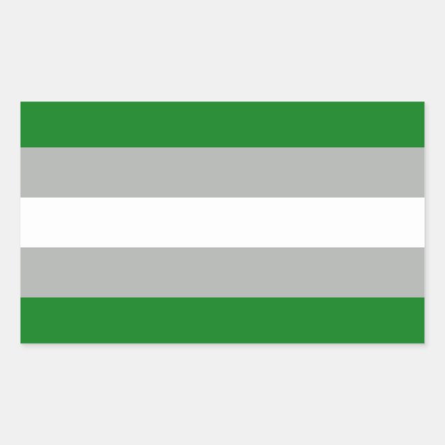 Greyromantic Pride Sticker (Front)