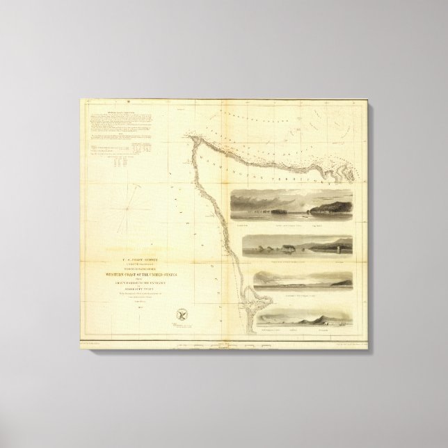 Grey's Harbour Admiralty Inlet Canvas Print (Front)