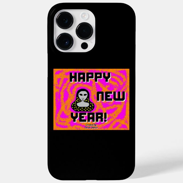 Greys New Year Wishes Apple iPhone 14 Pro Max Case (Back)