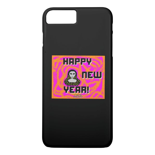 Greys New Year Wishes Apple iPhone 8/7 Plus Case (Back)