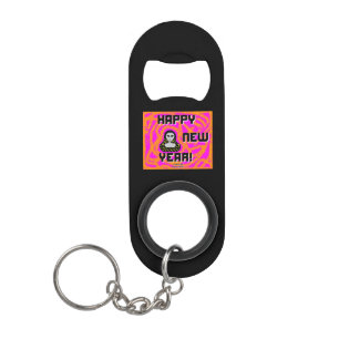 Greys New Year Wishes Bottle Opener Keychain