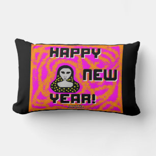 Greys New Year Wishes Lumbar Pillow