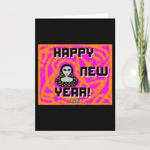 Greys New Year Wishes Standard Greeting Card