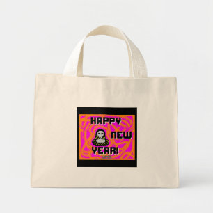 Greys New Year Wishes Tiny Tote Bag