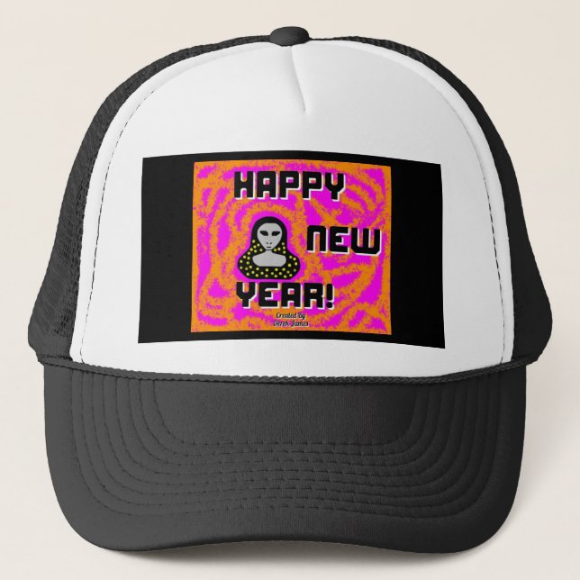 Greys New Year Wishes Trucker Hat (Front)