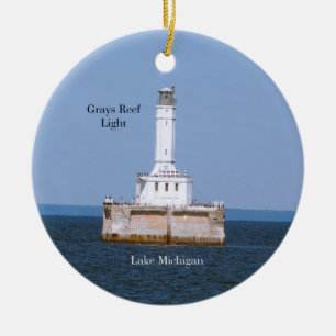 Greys Reef Light ornament