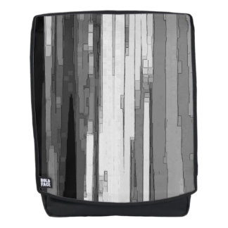 Greyscale Abstract B&W Art Backpack
