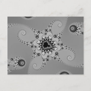 Greyscale Octopuses Postcard