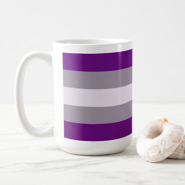Greysexual Pride Coffee Mug (With Donut)