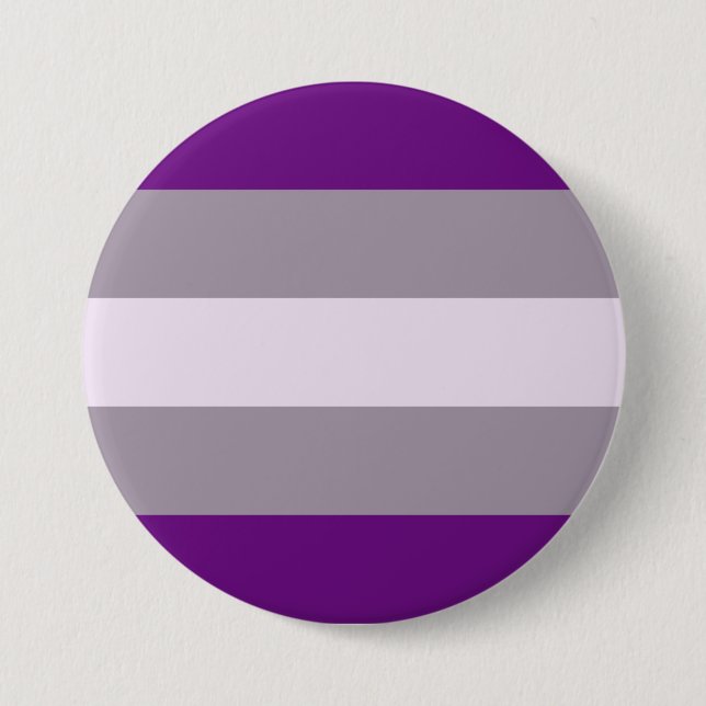 Greysexual Pride Flag 3 Inch Round Button (Front)