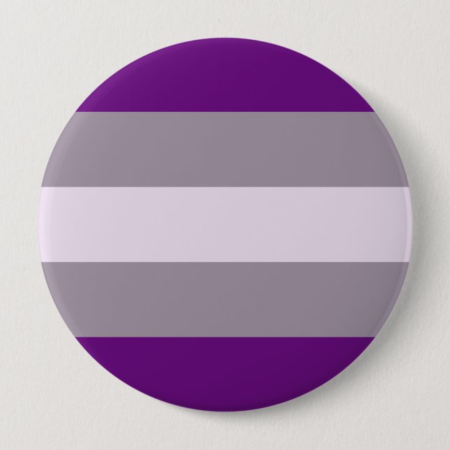 Greysexual Pride Flag 4 Inch Round Button (Front)