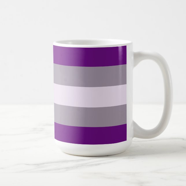 Greysexual Pride Flag Coffee Mug (Right)
