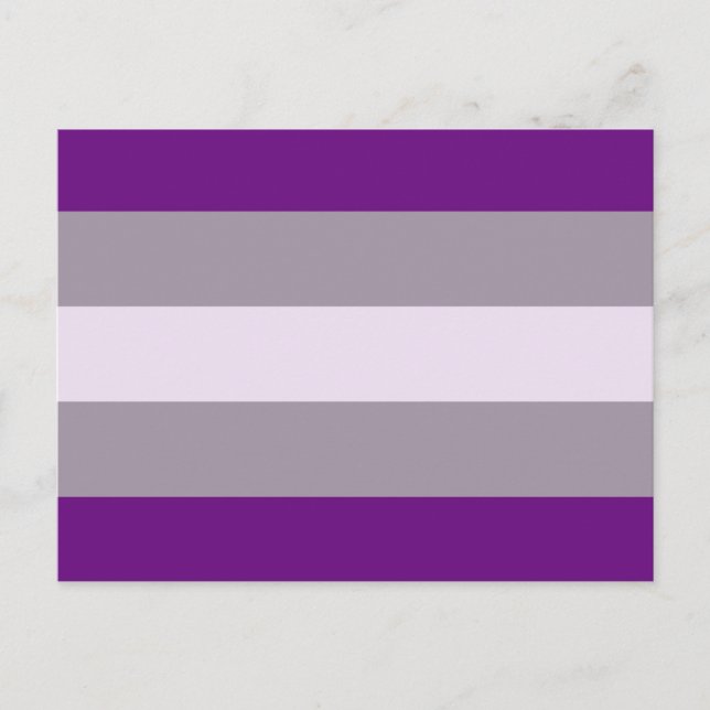Greysexual Pride Flag Postcard (Front)