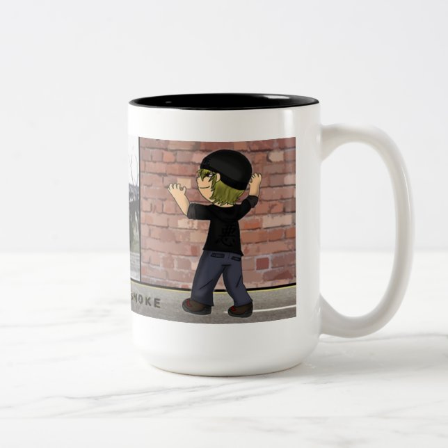 Greysmoke Two-Tone Coffee Mug (Right)