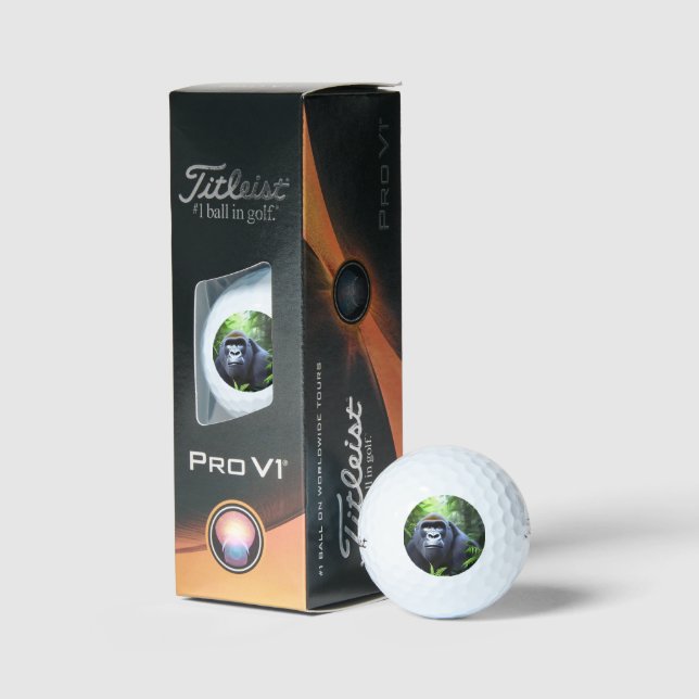 Greyson The Male Gorilla, Golf Balls (Packaging)