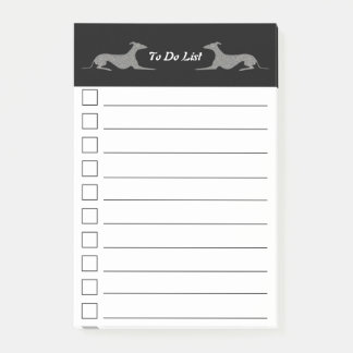 Greyt Greyhound To Do List Post-it Notes