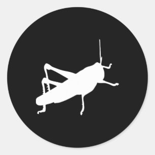 Grhopper Cricket - Insect Bug Cute Funny Classic Round Sticker