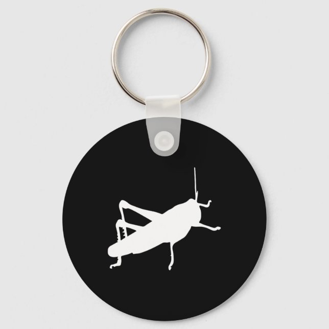 Grhopper Cricket - Insect Bug Cute Funny  Keychain (Front)