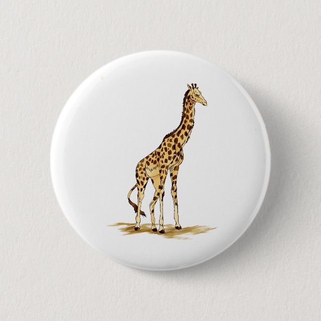 griaffe 2 inch round button (Front)