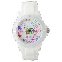 gribouillage montre abstraite