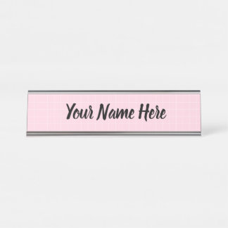Grid Desk Name Plate