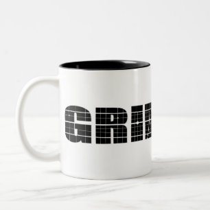 Grid Life Two-Tone Coffee Mug