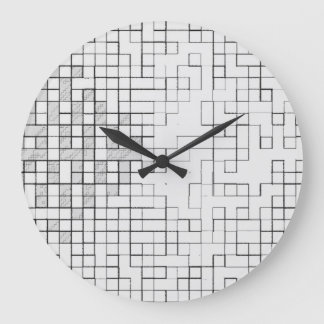 Grid Locked 10.75 Inch Wall Clock