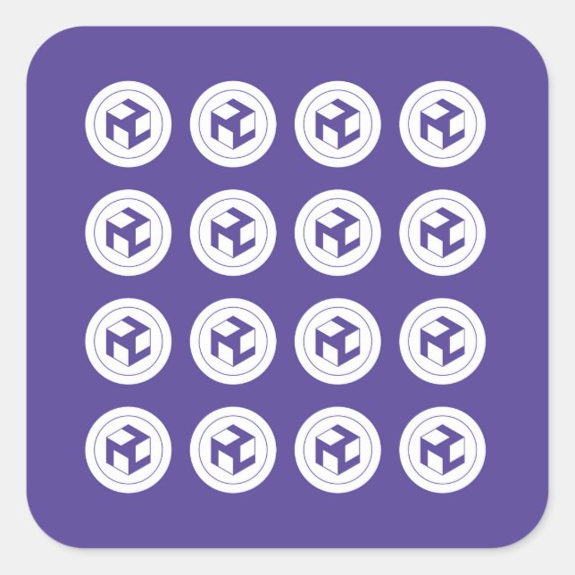 Grid of  Antahkaranas  -Antahkarana square -male Sticker (Front)