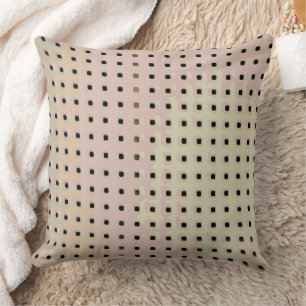 Grid Pattern from a Chair Throw Pillow
