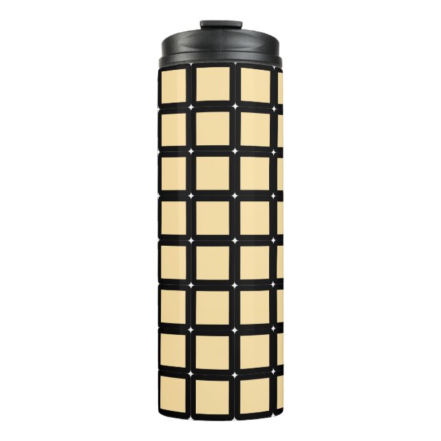 Grid Pattern Thermal Tumbler (Front)