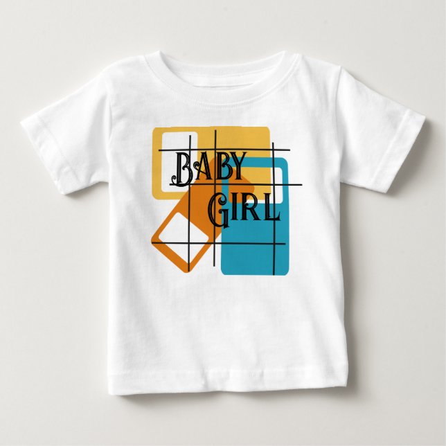Grid Rectangles  Baby T-Shirt (Front)