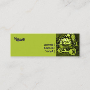Grid - Skinny Mini Business Card