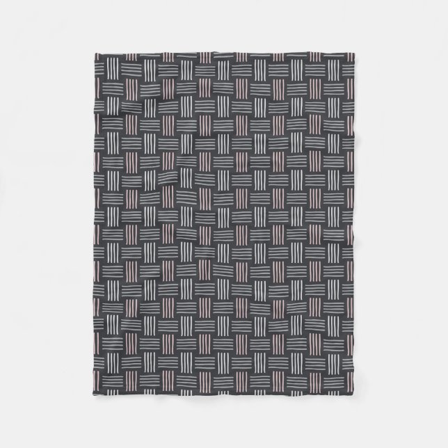 GridGlow Snuggle Fleece Blanket (Front)