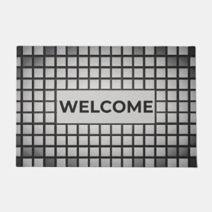 Gridline Welcome Doormat