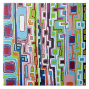 Gridlock 6 x 6 Ceramic Tile