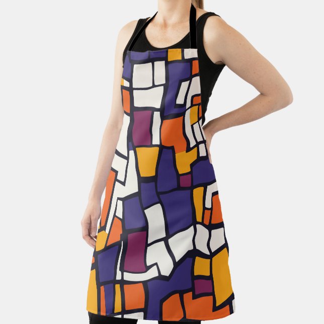 Gridlock Dream abstract Apron (Insitu)