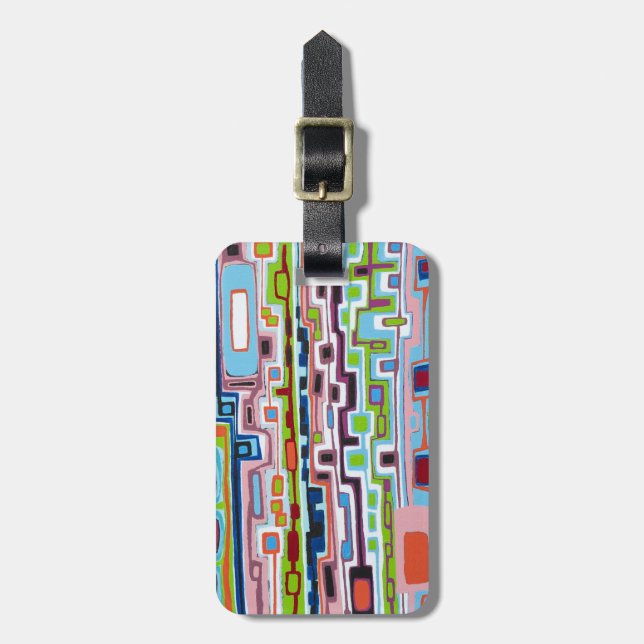 Gridlock Luggage Tag (Front Vertical)