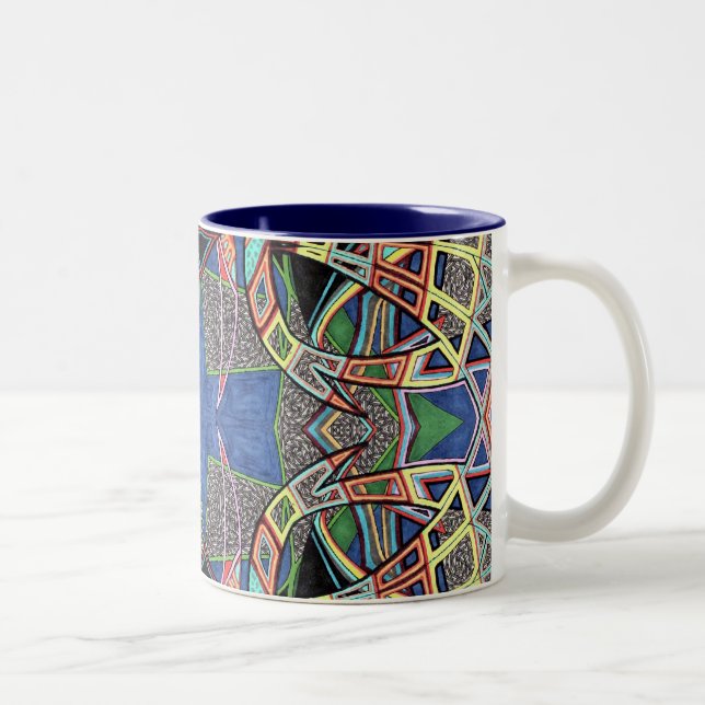 Gridlokt Two-Tone Coffee Mug (Right)