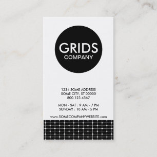 grids company business card