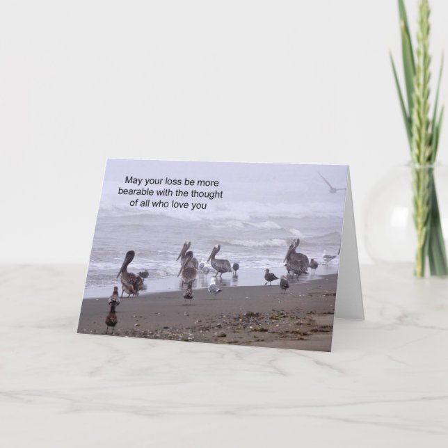 Grief Card - May your loss be more bearable (Front)