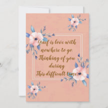 "Grief is Love Unanchored", get well cards.