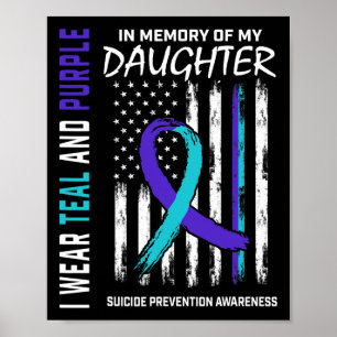Grieving Daughter Suicide Awareness Prevention Ame Poster
