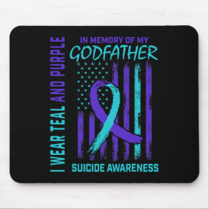Grieving Gifts Loss Of Godfather Suicide Awareness Mouse Pad