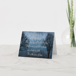 Grieving Loss of a Loved One Greeting Card